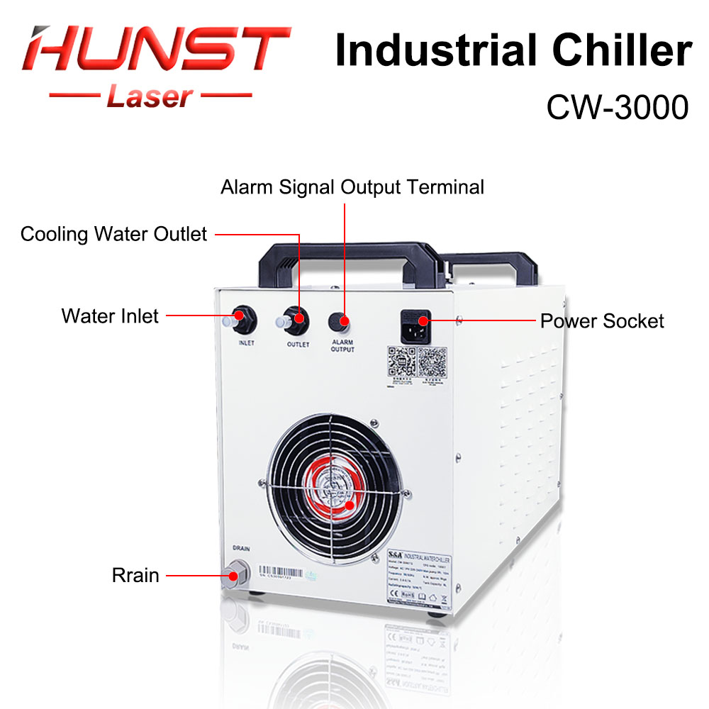 HUNST S&A CW3000 Industrial Wa - đánh giá và giá Laser Industrial Chiller