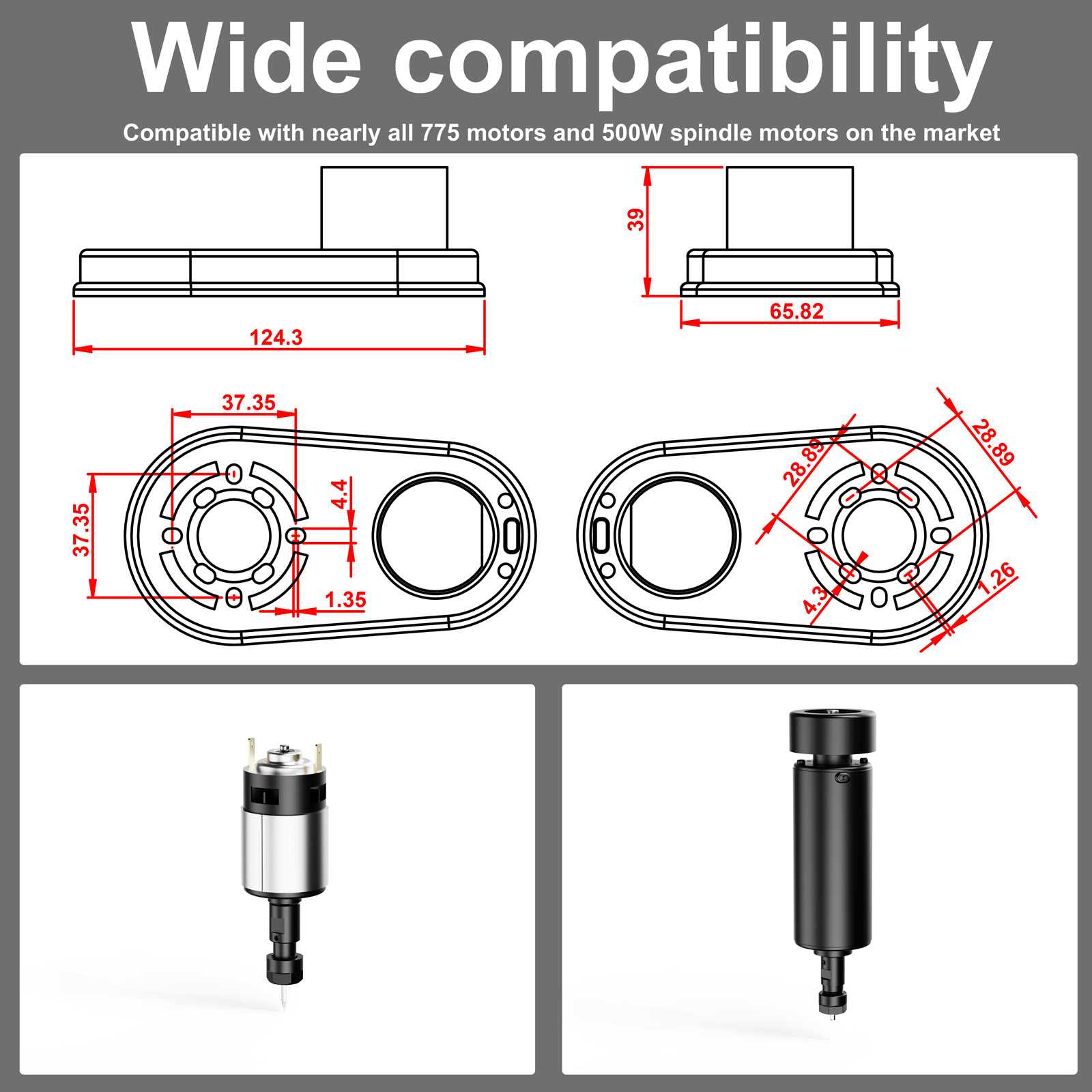 M1 CNC Vacuum Monster Kit Dust - đánh giá và giá Cnc Spindle Motor
